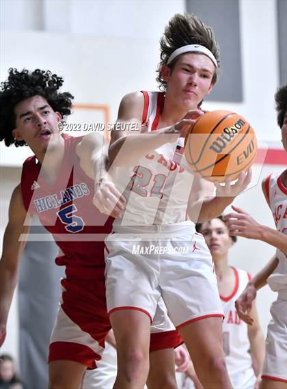 Thumbnail 2 in Highlands vs. Sacramento Adventist (Sac Adventist Holiday Invitational) photogallery.