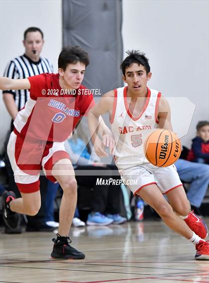 Thumbnail 1 in Highlands vs. Sacramento Adventist (Sac Adventist Holiday Invitational) photogallery.