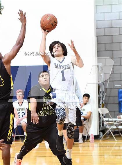 Thumbnail 3 in Paradise Valley Christian Prep vs Salt River photogallery.