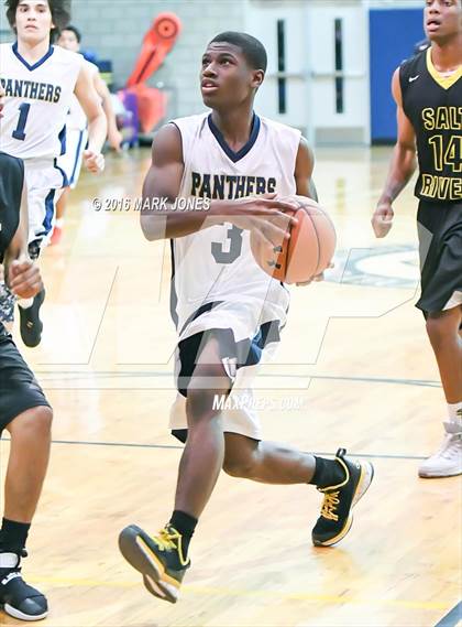 Thumbnail 1 in Paradise Valley Christian Prep vs Salt River photogallery.