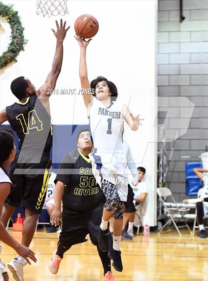 Thumbnail 1 in Paradise Valley Christian Prep vs Salt River photogallery.