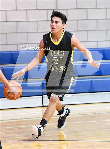 Thumbnail 3 in Paradise Valley Christian Prep vs Salt River photogallery.