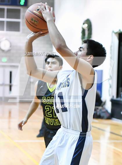 Thumbnail 1 in Paradise Valley Christian Prep vs Salt River photogallery.