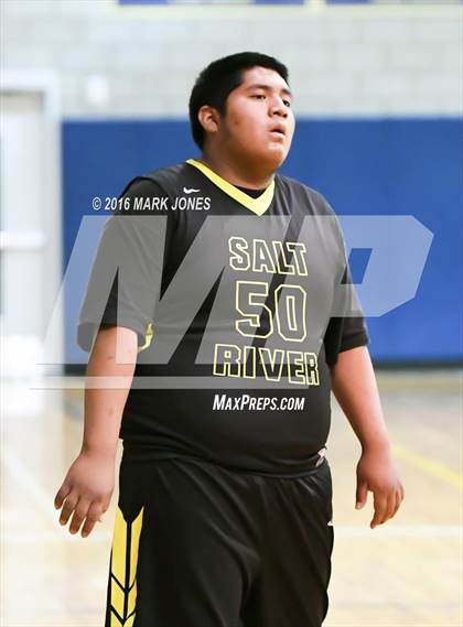 Thumbnail 2 in Paradise Valley Christian Prep vs Salt River photogallery.