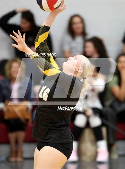 Thumbnail 2 in Globe vs Arizona Lutheran Academy (The Florence VB Invitational) photogallery.