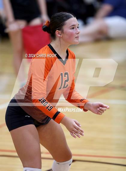Thumbnail 3 in Globe vs Arizona Lutheran Academy (The Florence VB Invitational) photogallery.