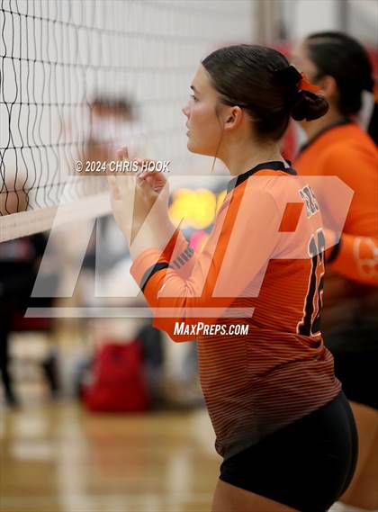 Thumbnail 3 in Globe vs Arizona Lutheran Academy (The Florence VB Invitational) photogallery.