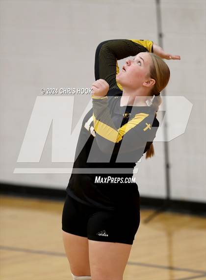 Thumbnail 3 in Globe vs Arizona Lutheran Academy (The Florence VB Invitational) photogallery.