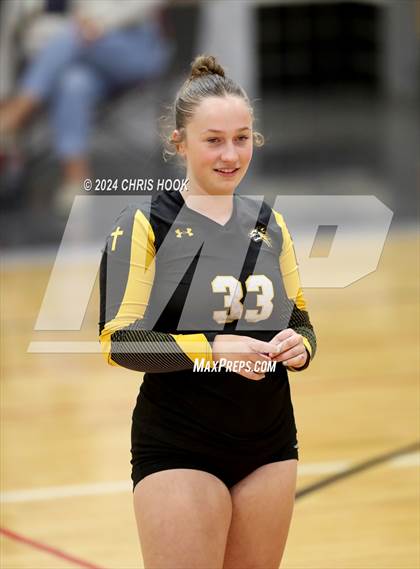 Thumbnail 1 in Globe vs Arizona Lutheran Academy (The Florence VB Invitational) photogallery.