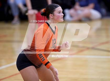 Thumbnail 2 in Globe vs Arizona Lutheran Academy (The Florence VB Invitational) photogallery.