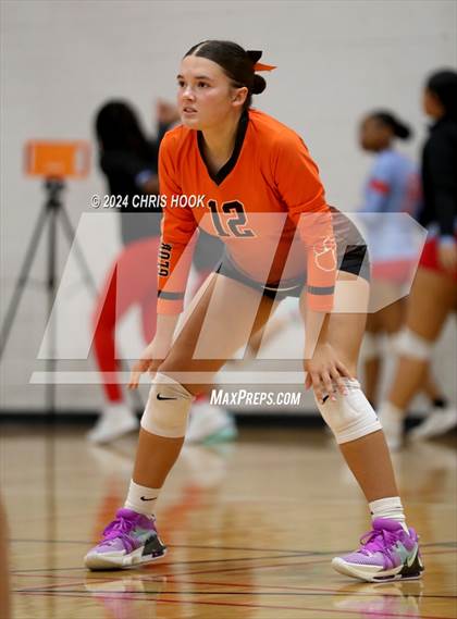 Thumbnail 3 in Globe vs Arizona Lutheran Academy (The Florence VB Invitational) photogallery.