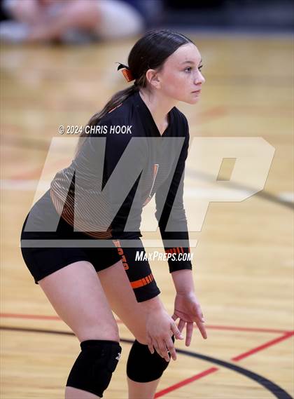 Thumbnail 1 in Globe vs Arizona Lutheran Academy (The Florence VB Invitational) photogallery.