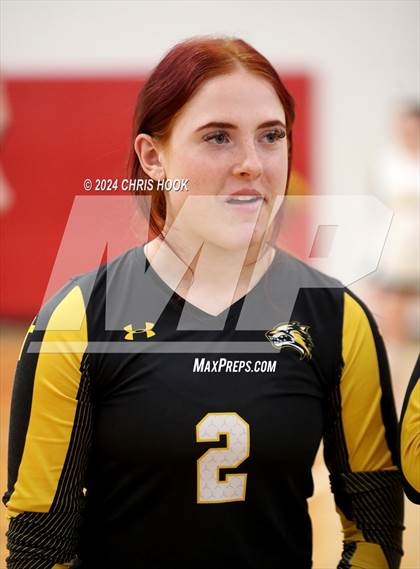 Thumbnail 2 in Globe vs Arizona Lutheran Academy (The Florence VB Invitational) photogallery.