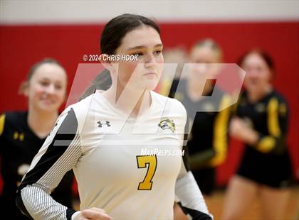 Thumbnail 2 in Globe vs Arizona Lutheran Academy (The Florence VB Invitational) photogallery.