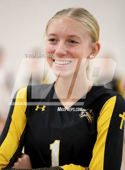 Thumbnail 3 in Globe vs Arizona Lutheran Academy (The Florence VB Invitational) photogallery.