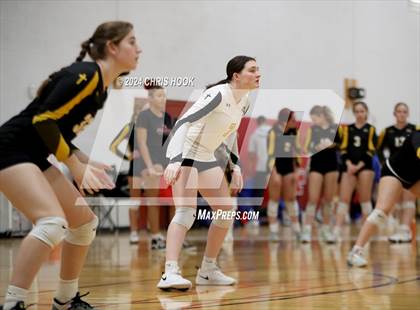 Thumbnail 1 in Globe vs Arizona Lutheran Academy (The Florence VB Invitational) photogallery.