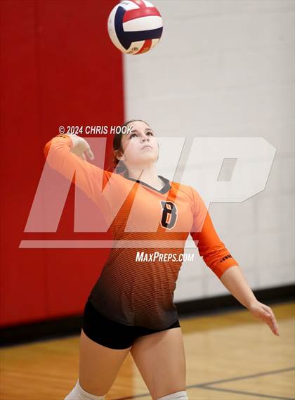 Thumbnail 3 in Globe vs Arizona Lutheran Academy (The Florence VB Invitational) photogallery.