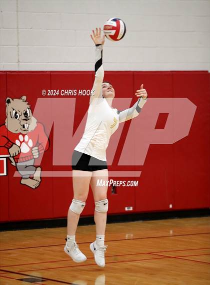 Thumbnail 2 in Globe vs Arizona Lutheran Academy (The Florence VB Invitational) photogallery.