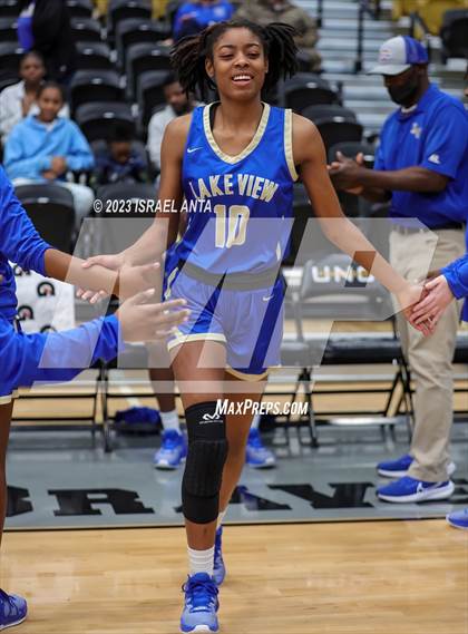 Thumbnail 1 in Purnell Swett vs. Lake View (2023 Robeson County Shootout) photogallery.