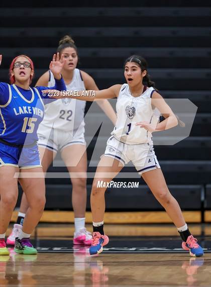 Thumbnail 3 in Purnell Swett vs. Lake View (2023 Robeson County Shootout) photogallery.
