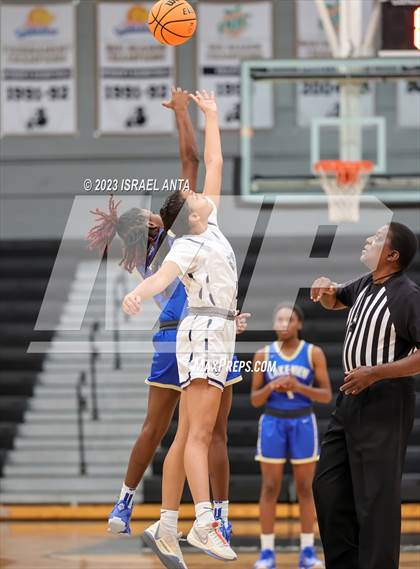 Thumbnail 1 in Purnell Swett vs. Lake View (2023 Robeson County Shootout) photogallery.