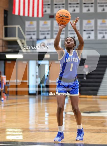 Thumbnail 2 in Purnell Swett vs. Lake View (2023 Robeson County Shootout) photogallery.
