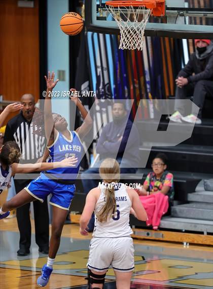 Thumbnail 1 in Purnell Swett vs. Lake View (2023 Robeson County Shootout) photogallery.