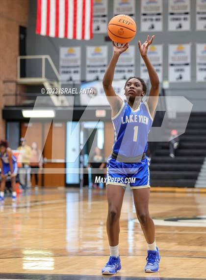Thumbnail 1 in Purnell Swett vs. Lake View (2023 Robeson County Shootout) photogallery.