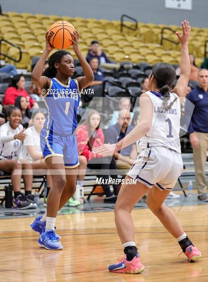 Thumbnail 2 in Purnell Swett vs. Lake View (2023 Robeson County Shootout) photogallery.