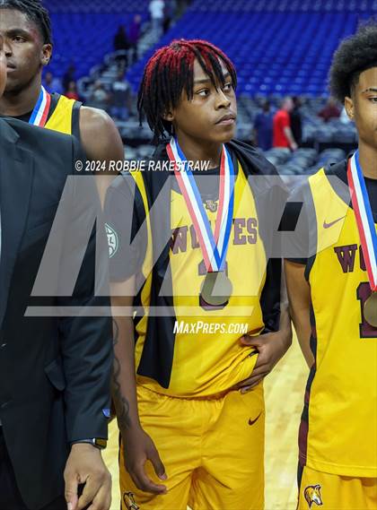 Thumbnail 2 in Stony Point vs. Beaumont United (UIL 6A Basketball Semifinal Medal Ceremony) photogallery.