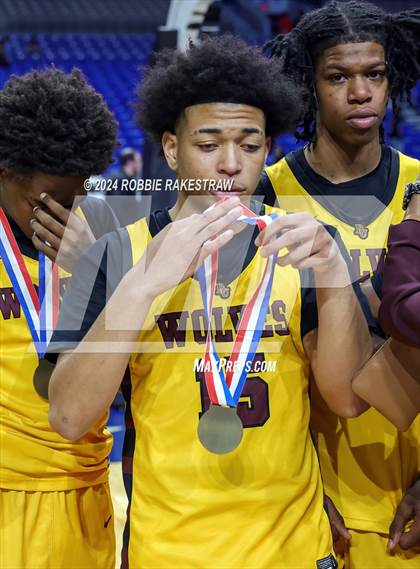 Thumbnail 3 in Stony Point vs. Beaumont United (UIL 6A Basketball Semifinal Medal Ceremony) photogallery.