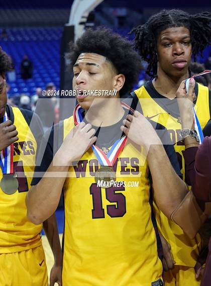 Thumbnail 3 in Stony Point vs. Beaumont United (UIL 6A Basketball Semifinal Medal Ceremony) photogallery.