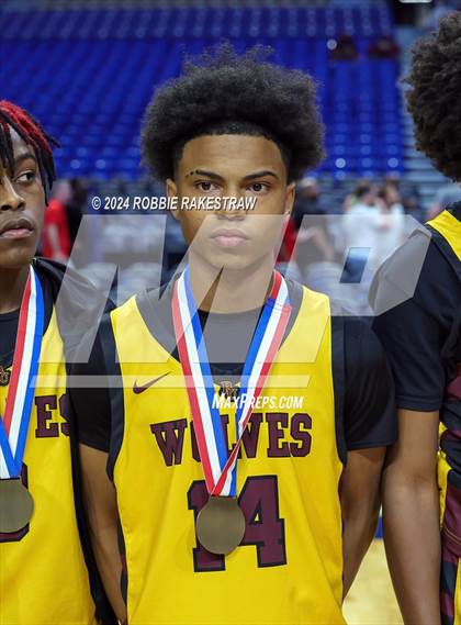 Thumbnail 1 in Stony Point vs. Beaumont United (UIL 6A Basketball Semifinal Medal Ceremony) photogallery.