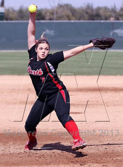 Thumbnail 1 in North vs Delano (Mira Monte Invitational) photogallery.