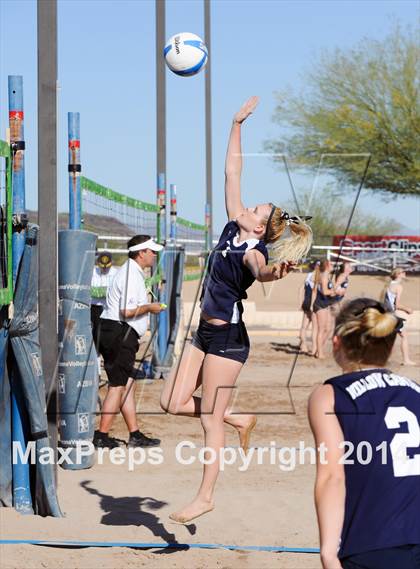 Thumbnail 2 in Phoenix Christian @  Willow Canyon (AIA D1 Playoff) photogallery.
