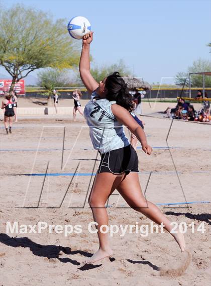 Thumbnail 2 in Phoenix Christian @  Willow Canyon (AIA D1 Playoff) photogallery.