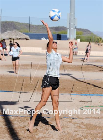 Thumbnail 2 in Phoenix Christian @  Willow Canyon (AIA D1 Playoff) photogallery.