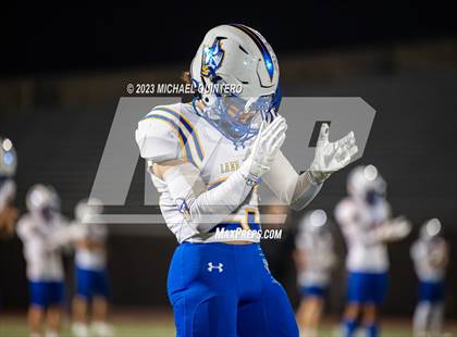 Thumbnail 3 in Sinton vs. Lago Vista (UIL Football 4A Division 2 Area) photogallery.