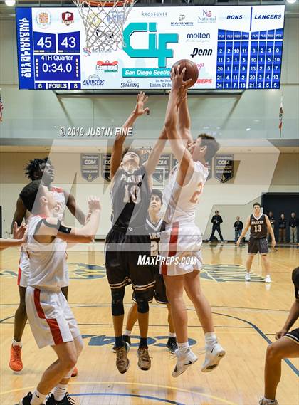 Thumbnail 3 in Francis Parker vs. Cathedral Catholic (CIF SDS D1 Final) photogallery.