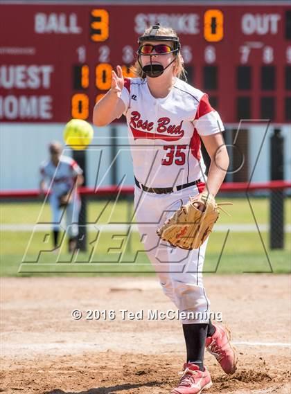 Thumbnail 3 in Rose Bud vs. Harmony Grove (AAA 3A Regional Playoff) photogallery.
