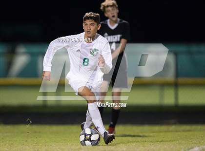 Thumbnail 2 in Robinson @ Tampa Catholic (preseason tournament) photogallery.