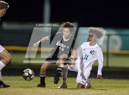 Thumbnail 3 in Robinson @ Tampa Catholic (preseason tournament) photogallery.