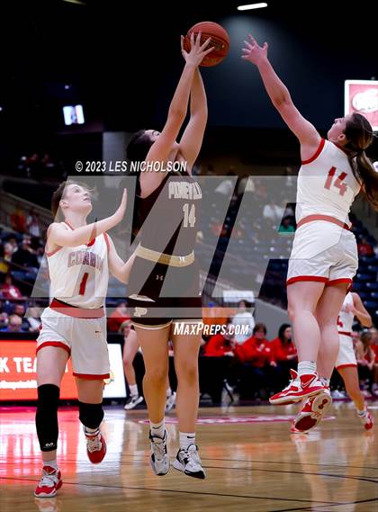 Thumbnail 1 in Corbin vs Pineville (2023 KHSAA 13th Region Quarterfinal) photogallery.