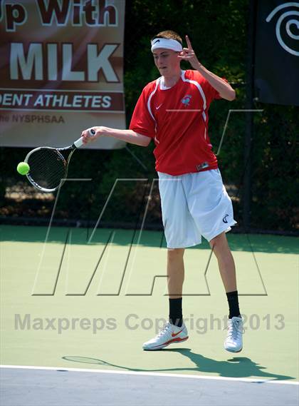 Thumbnail 3 in NYSPHSAA Tennis Championships (Day 2) photogallery.