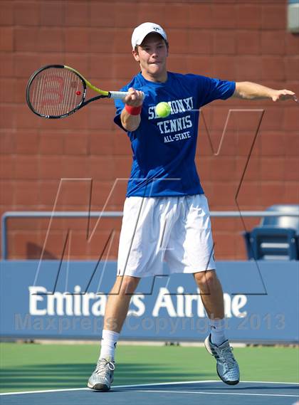 Thumbnail 1 in NYSPHSAA Tennis Championships (Day 2) photogallery.