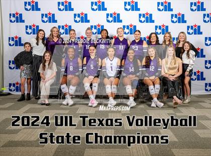 Thumbnail 1 in Neches vs. Harrold (UIL 1A Volleyball Final Medal Ceremony) photogallery.