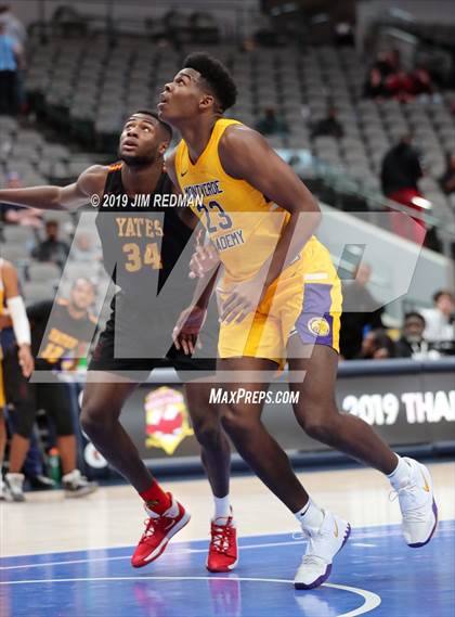Thumbnail 1 in Montverde Academy vs. Yates (Thanksgiving Hoopfest) photogallery.