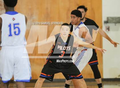 Thumbnail 3 in San Leandro vs. St. Joseph Notre Dame (Modesto Christian Holiday Hoops Classic) photogallery.