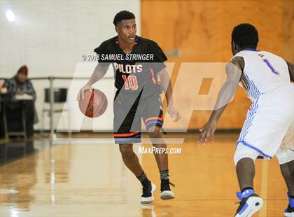 Thumbnail 2 in San Leandro vs. St. Joseph Notre Dame (Modesto Christian Holiday Hoops Classic) photogallery.