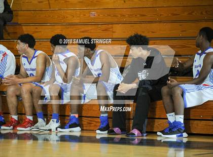 Thumbnail 2 in San Leandro vs. St. Joseph Notre Dame (Modesto Christian Holiday Hoops Classic) photogallery.